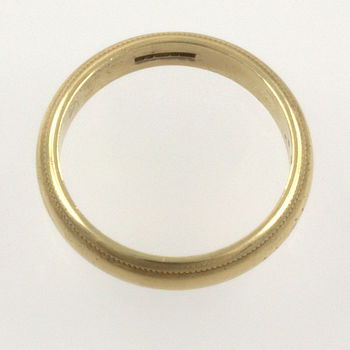 9ct Gold 3.3g Wedding Ring Size L½